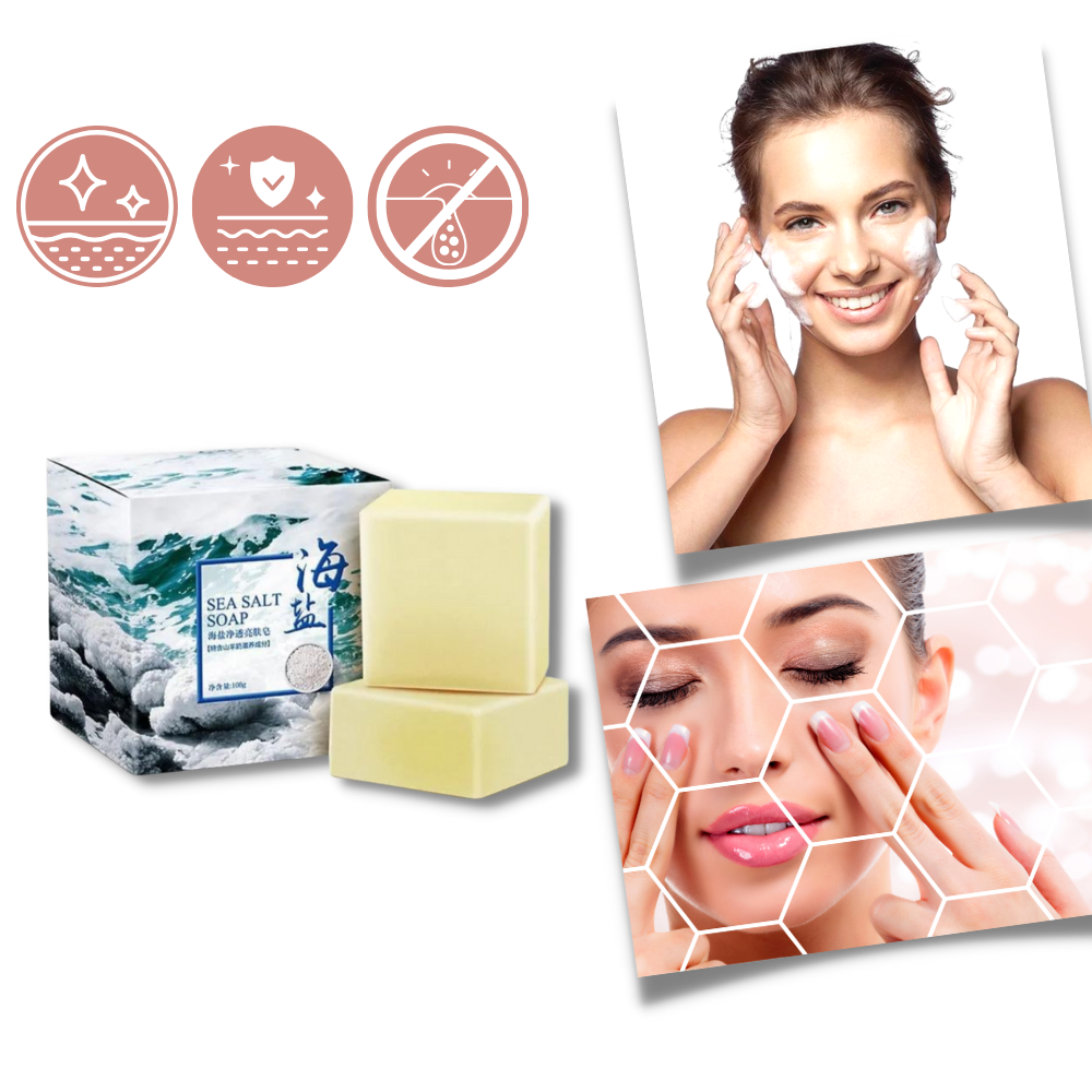 Naturlig antiaknesåpe med havsalt
 - Ozerty