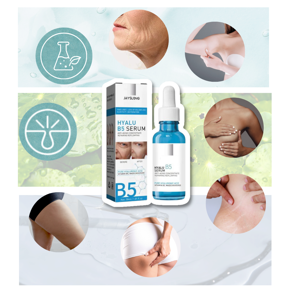 Foryngende hyaluronsyreserum med Hyalu B5 Hyaluronsyre
- Ozerty