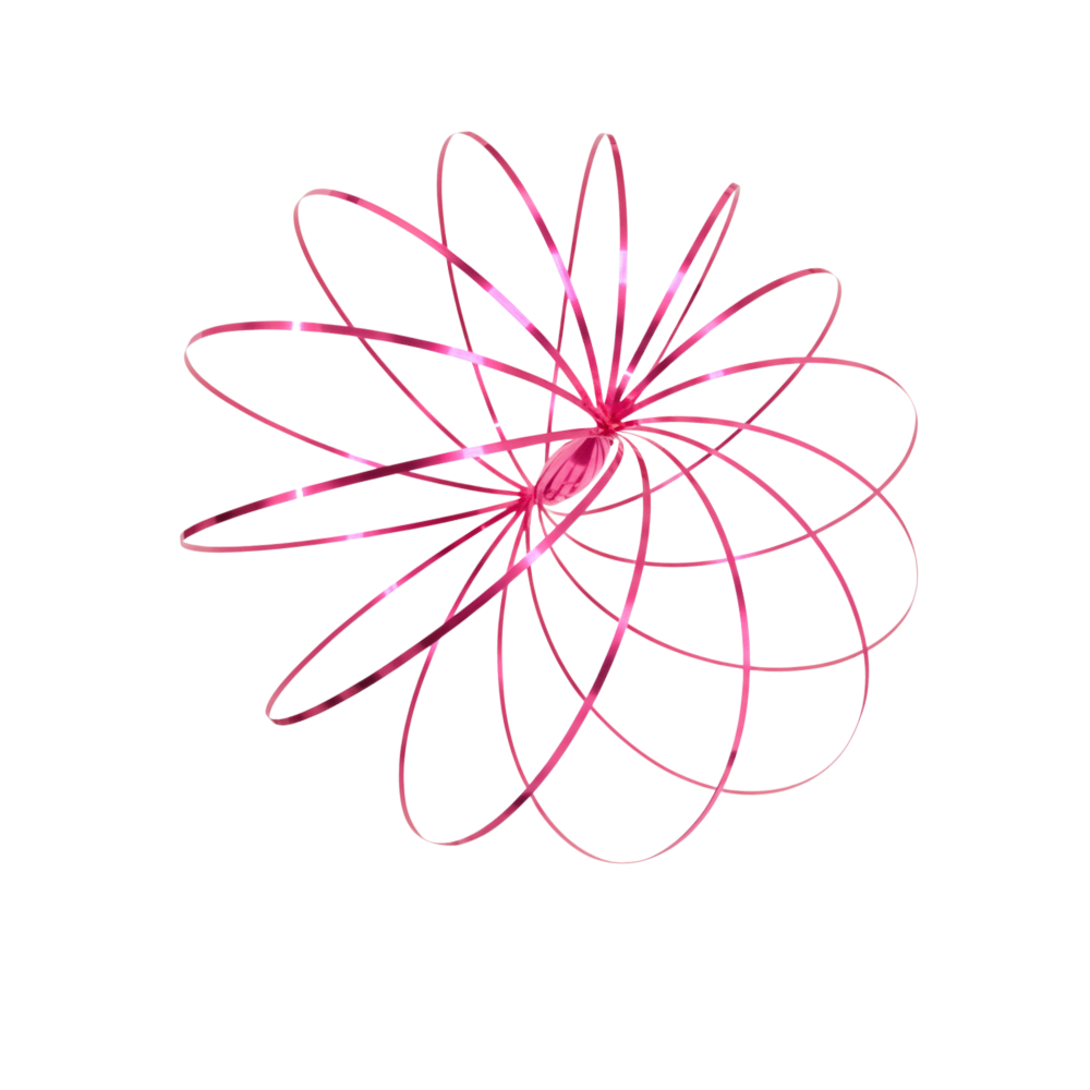 3D Rustfri Arm-Slinky -Rose-Rød - Ozerty