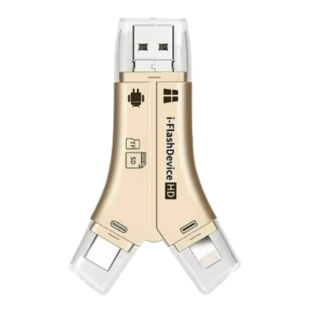 4-i-1 USB For Telefoner

 -Gull - Ozerty