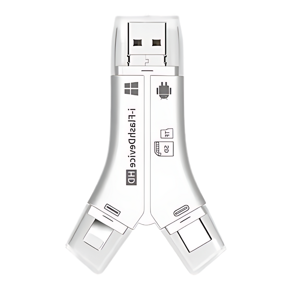 4-i-1 USB For Telefoner

 -Hvit - Ozerty