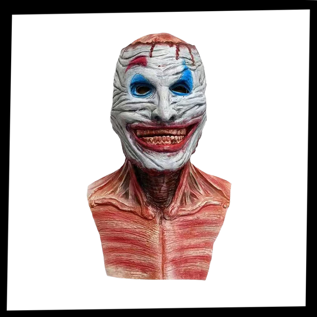 Realistisk dobbel halloween maske - Ozerty
