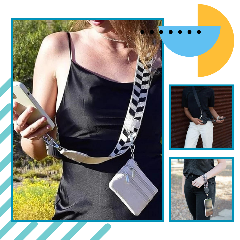 Justerbar crossbody telefonrem - Ozerty