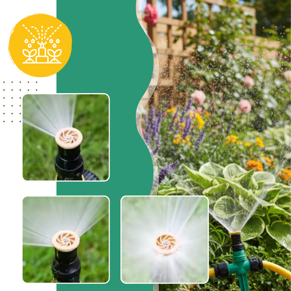 Justerbar, Roterende Plensprinkler - Ozerty