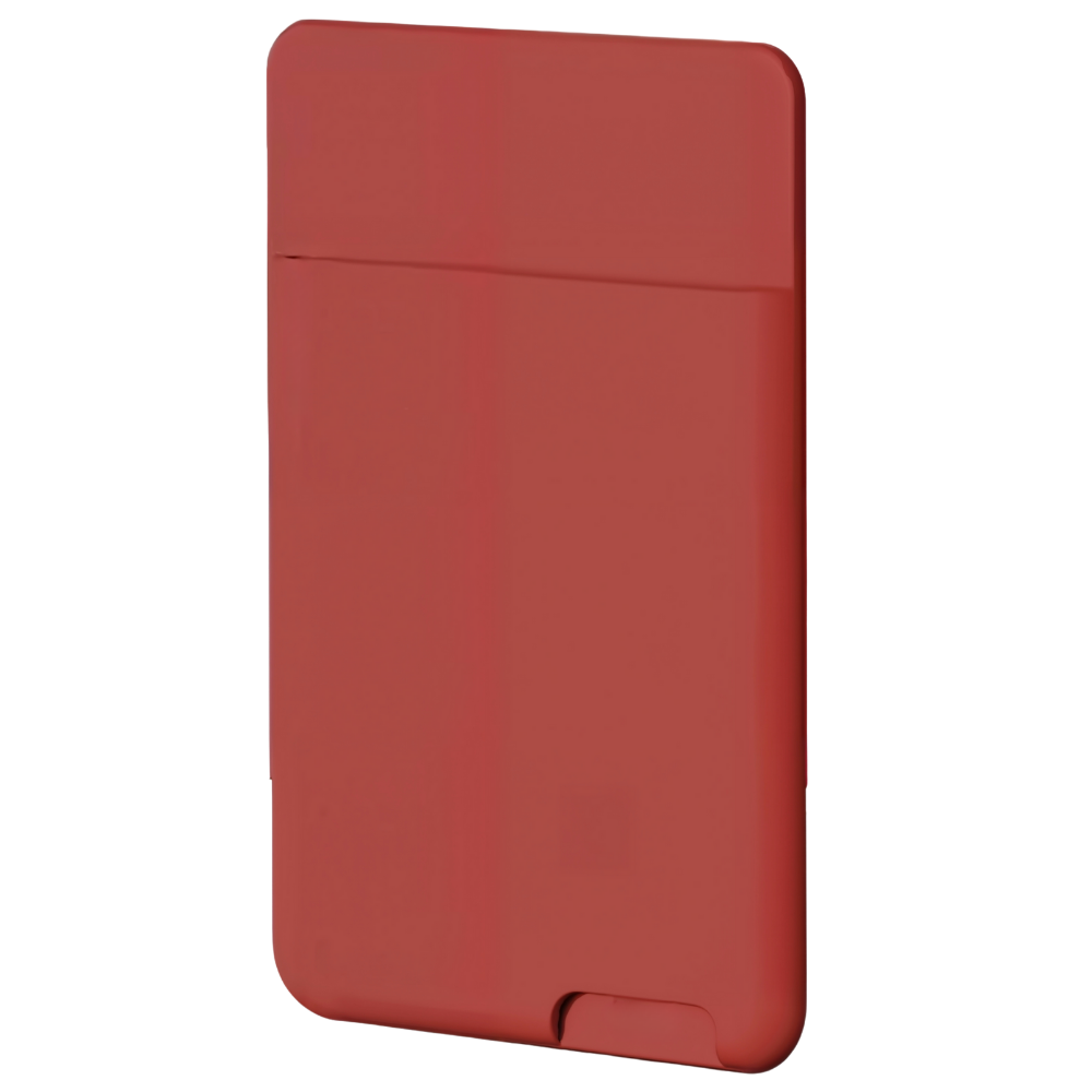 Estetisk Telefon- og Kortholder  -Mørkerød - Ozerty