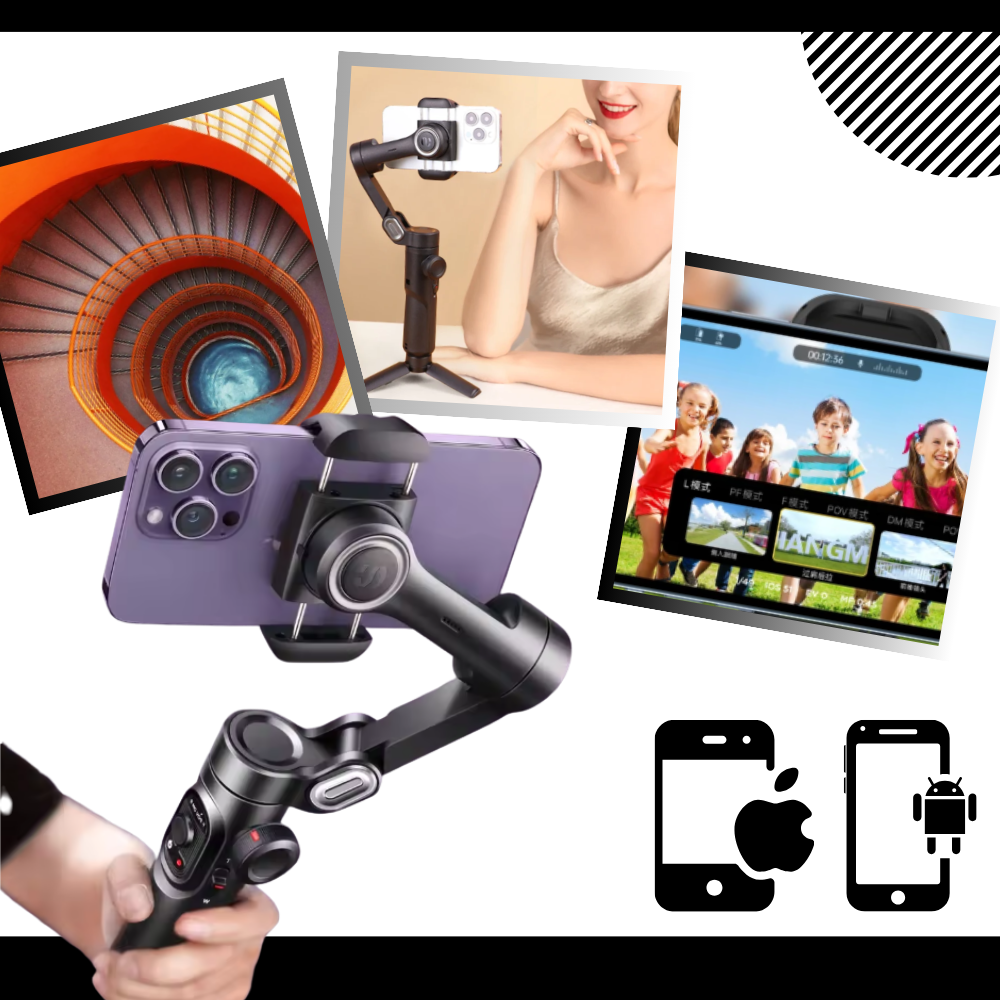 Telefonstabilisator med AI-Sporing - Ozerty