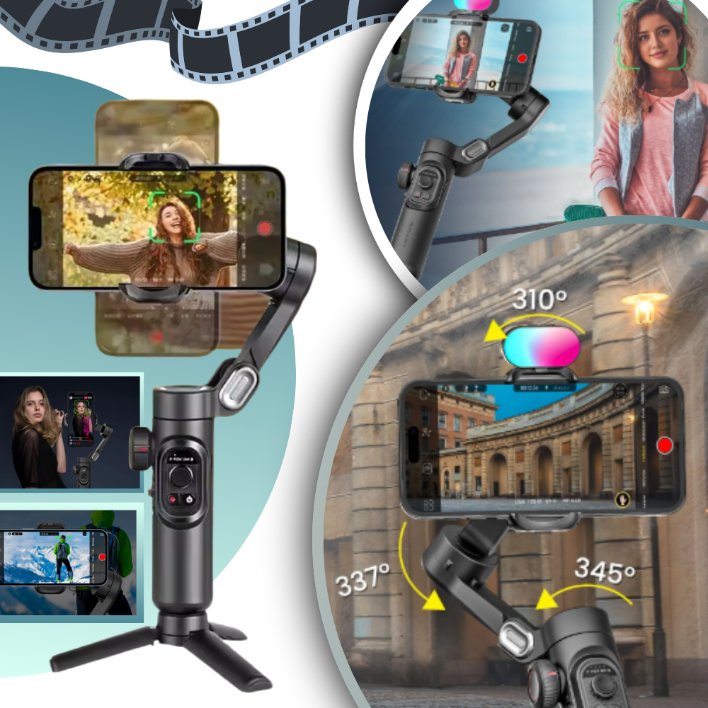 Telefonstabilisator med AI-Sporing - Ozerty