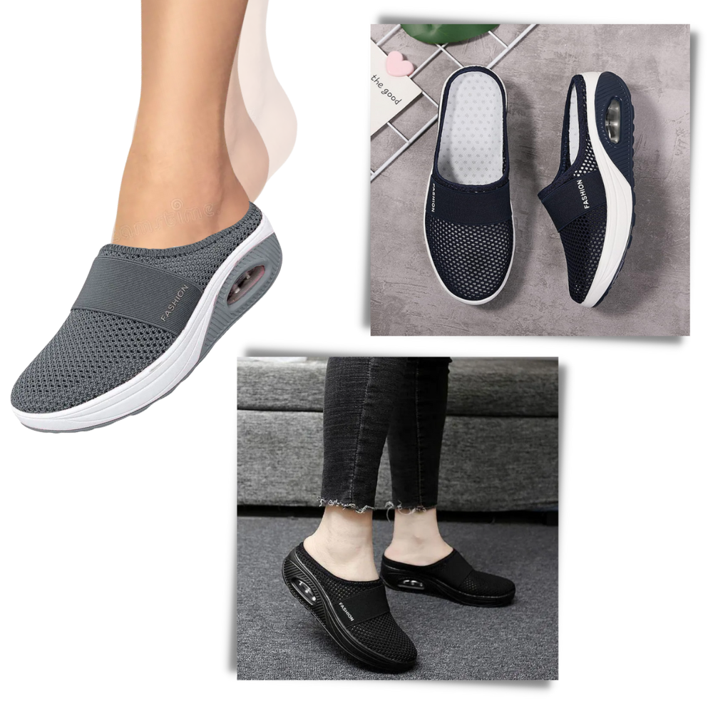 Diabetiske slip-on-sko med luftpute

 - Ozerty