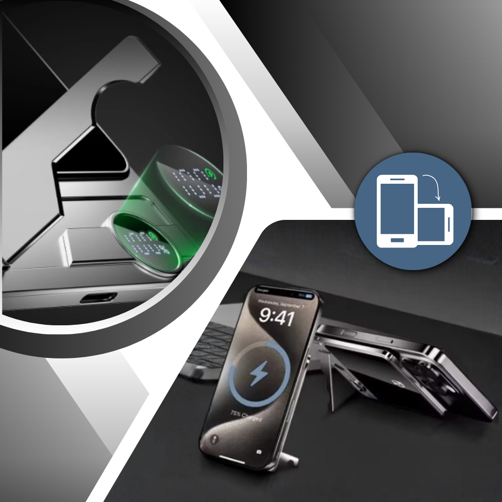 Tynn Magnetisk Apple-Powerbank - Ozerty