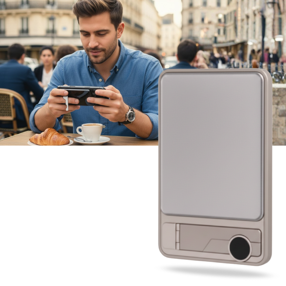 Tynn Magnetisk Apple-Powerbank - Ozerty