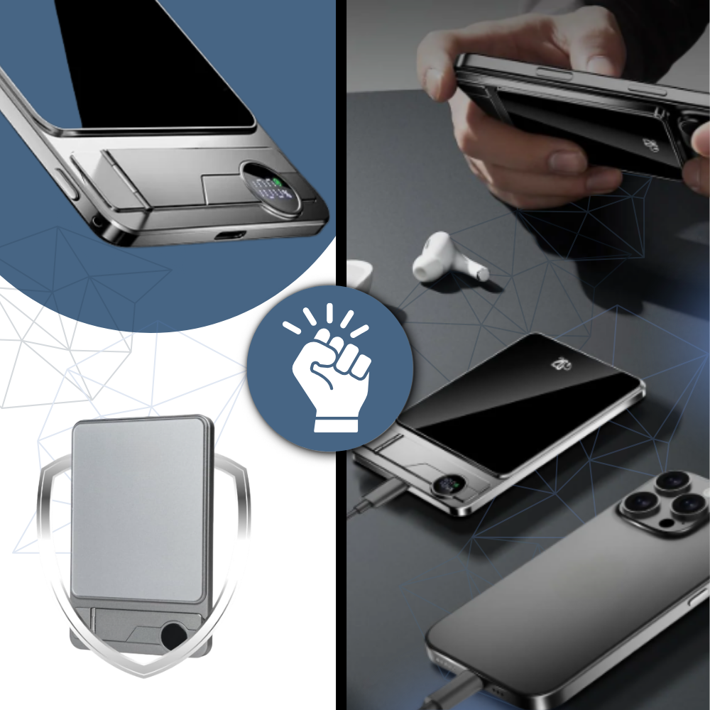 Tynn Magnetisk Apple-Powerbank - Ozerty