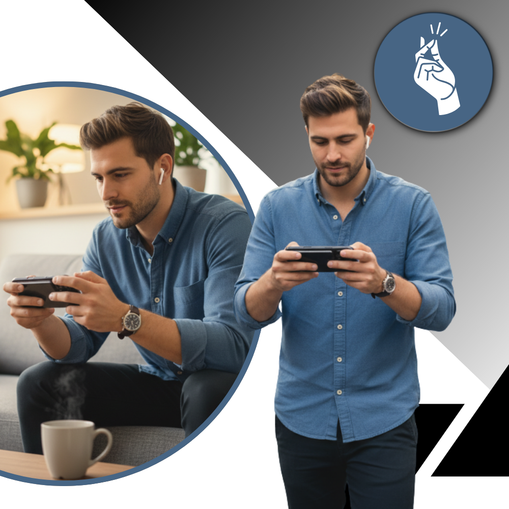 Tynn Magnetisk Apple-Powerbank - Ozerty