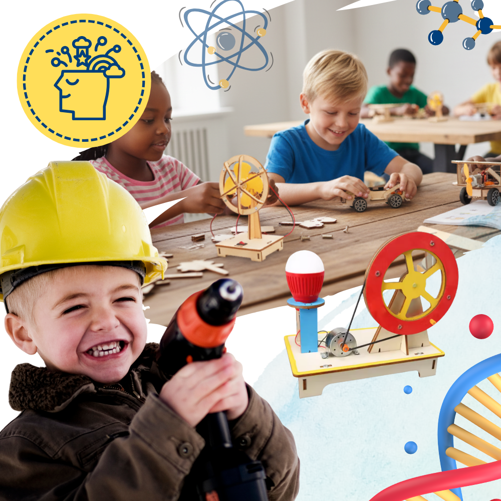 Monteringsleketøy av Tre - Ozerty