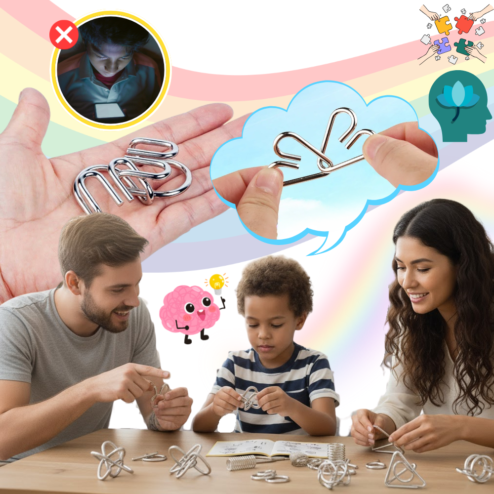 Hjernetrim-Låspuslespill - Ozerty