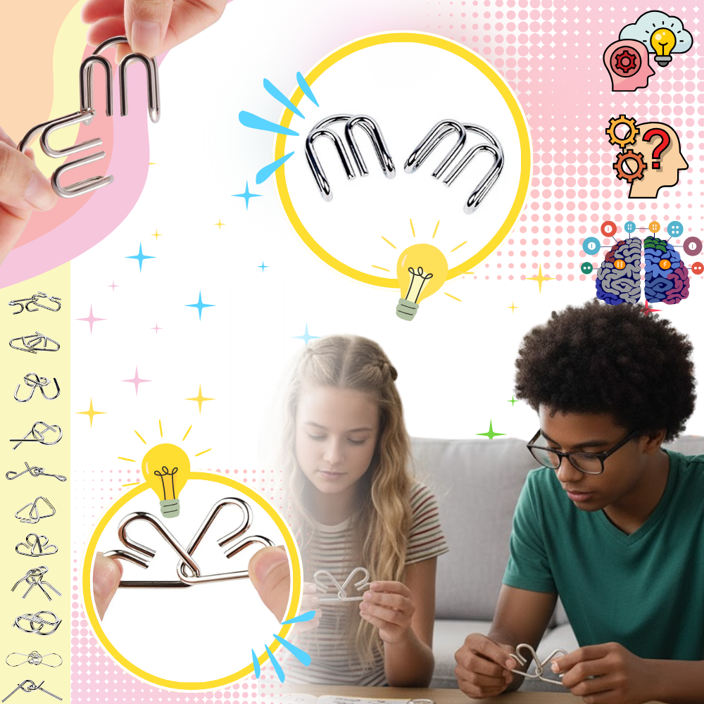 Hjernetrim-Låspuslespill - Ozerty