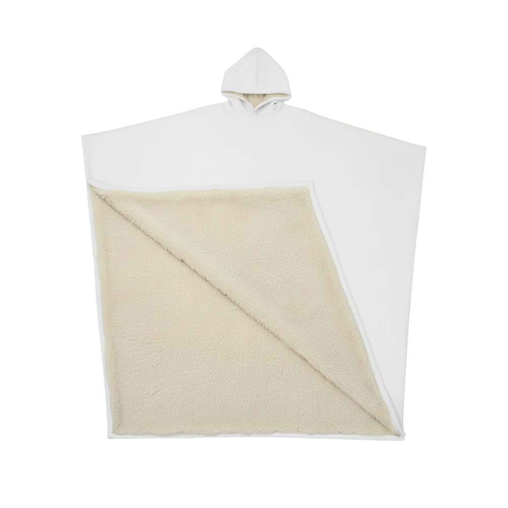 Beroligende Vektet Hettekappe -Hvit - Ozerty