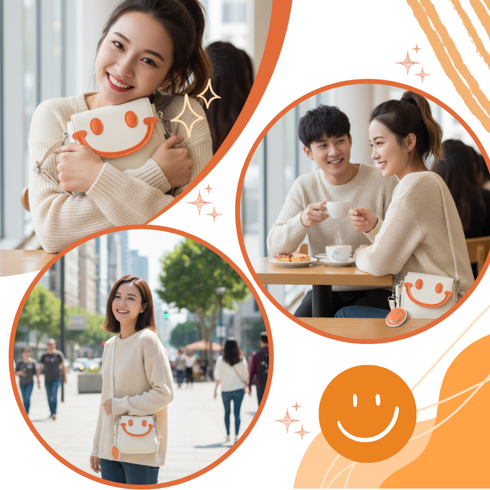 Munter, Smilende Skulderveske - Ozerty