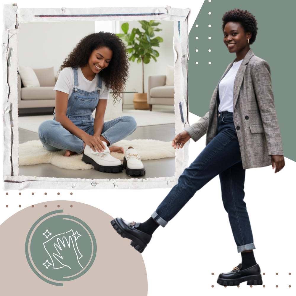 Kraftige, Stilige Loafers i Skinn - Ozerty