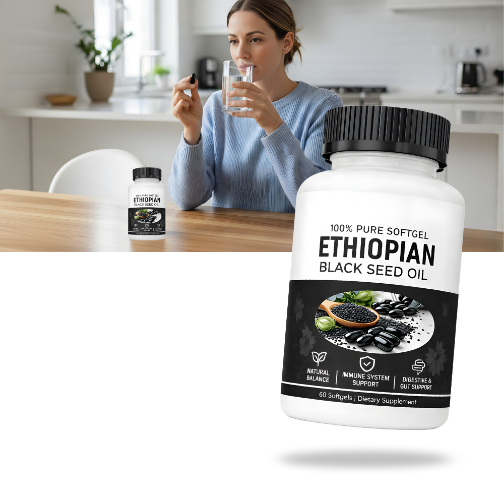 Kaldpresset Svartfrøoljekapsel - Ozerty