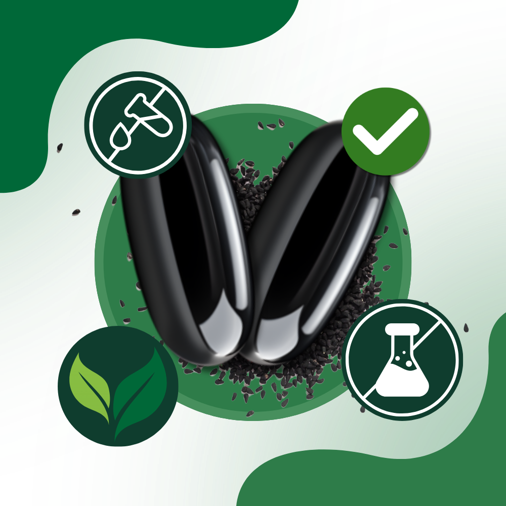 Kaldpresset Svartfrøoljekapsel - Ozerty