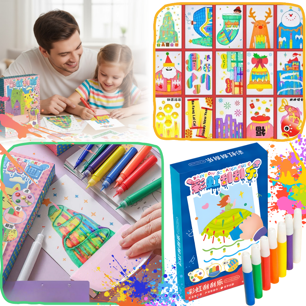 Fargerik Squeegee-Kunstmaling - Ozerty