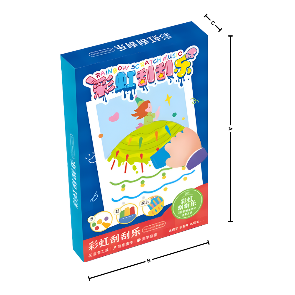 Fargerik Squeegee-Kunstmaling - Ozerty