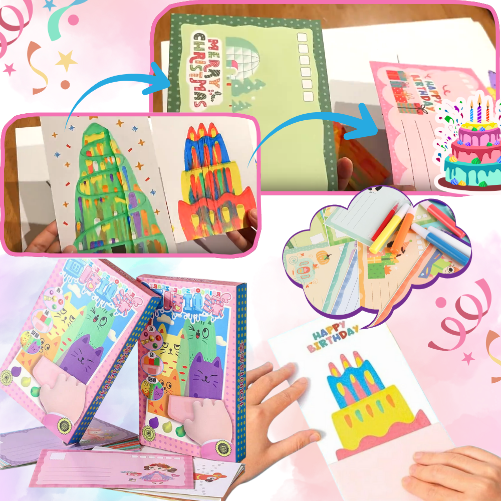 Fargerik Squeegee-Kunstmaling - Ozerty