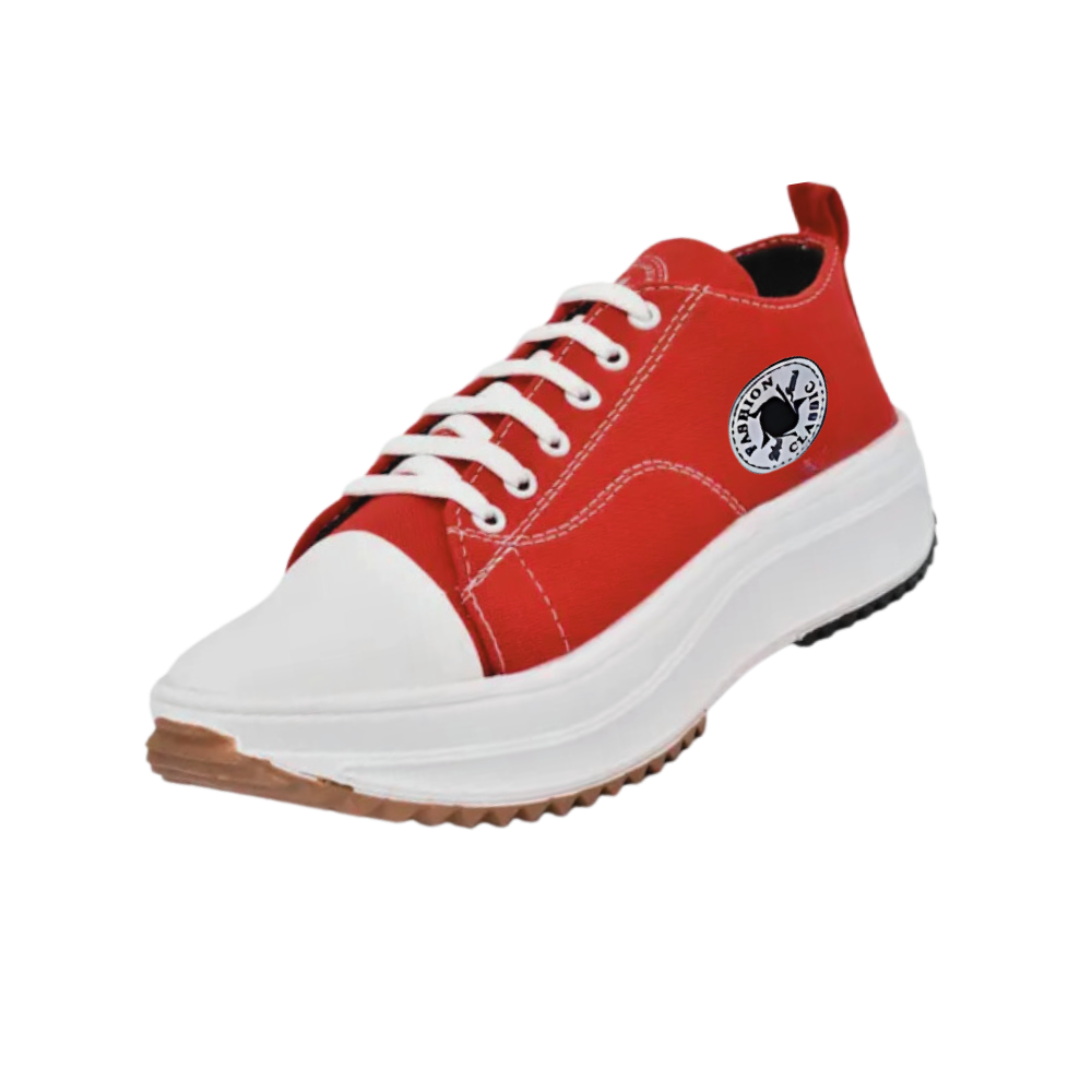 Komfortable canvas-sneakers med tjukk såle

 -Rød/EU35/US5/UK2Rød/EU36/US6/UK3Rød/EU37/US6.5/UK4Rød/EU38/US7.5/UK5Rød/EU39/US8.5/UK6Rød/EU40/US9/UK7Rød/EU41/US9.5/UK8Rød/EU42/US10/UK9 - Ozerty