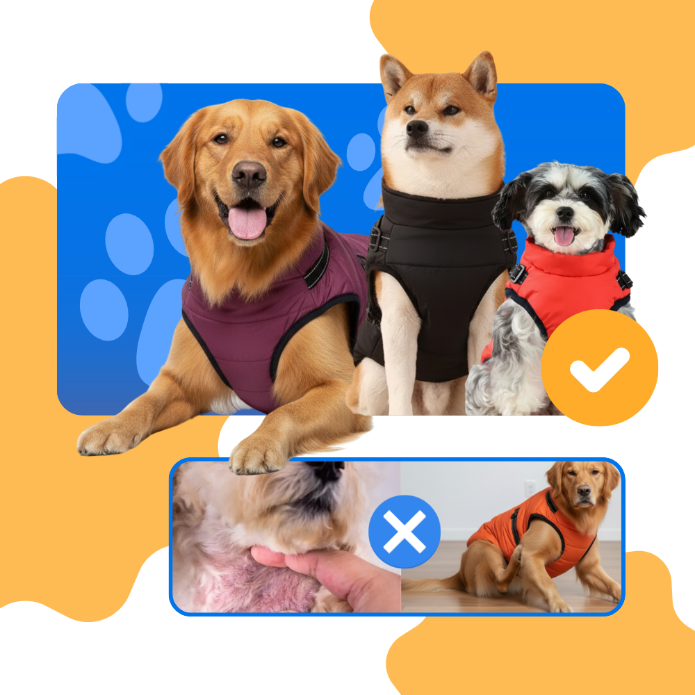 Koselig Hundesele-Vinterjakke - Ozerty