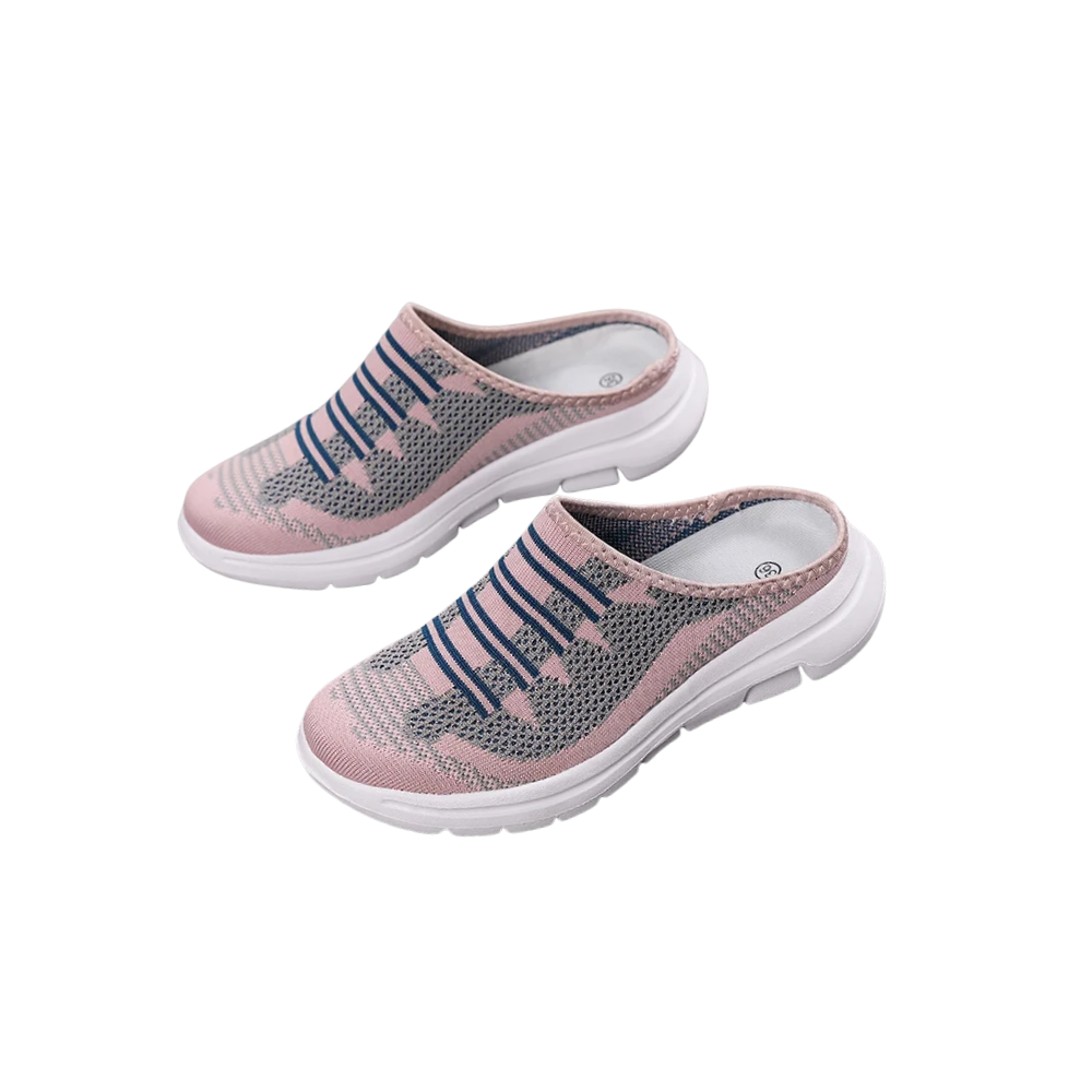 Enkle, Komfortable Slip-On-Sko -Rosa - Ozerty