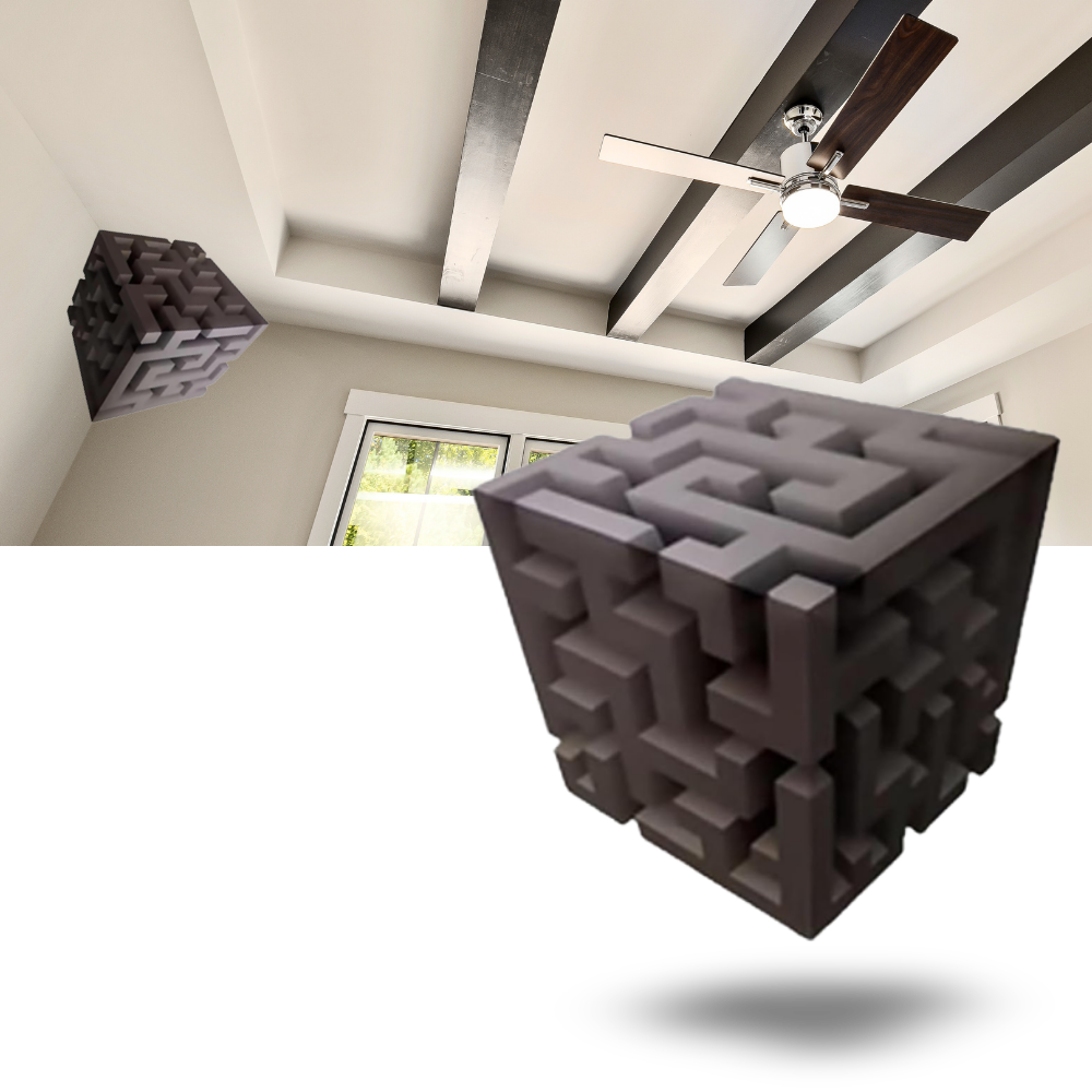 3D-illusjonstapet Med Enkelt Feste - Ozerty