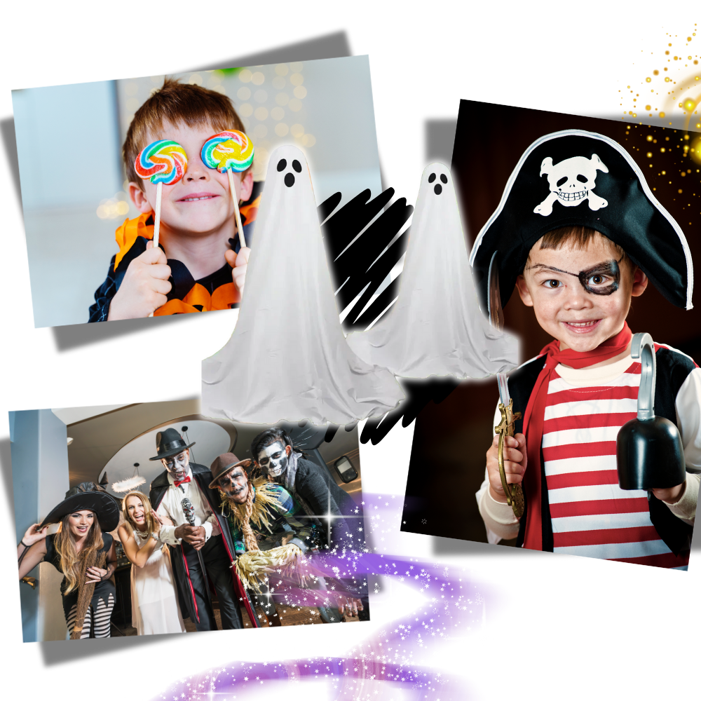 Uhyggelig Halloween Spøkelseslys - Ozerty
