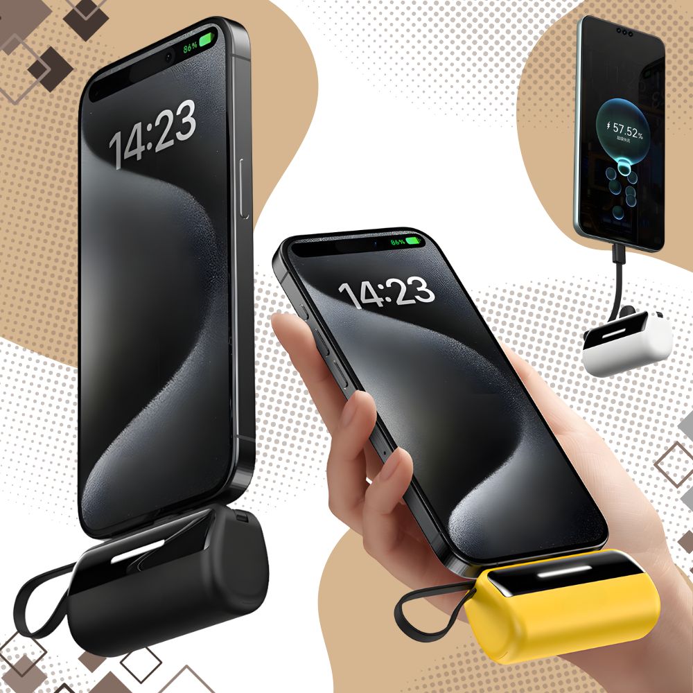 Effektiv, Pålitelig Mini Powerbank Med Stativ - Ozerty