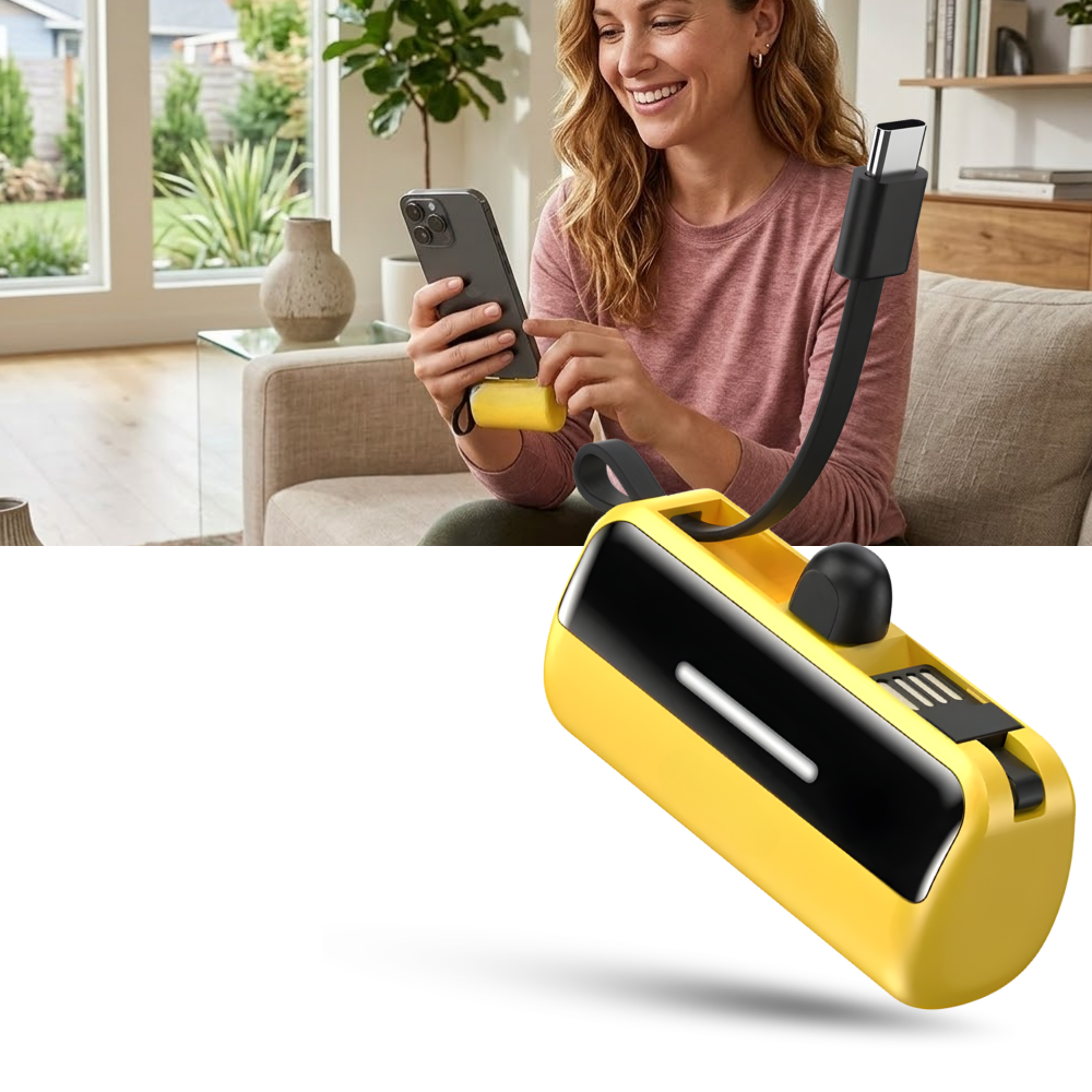 Effektiv, Pålitelig Mini Powerbank Med Stativ - Ozerty