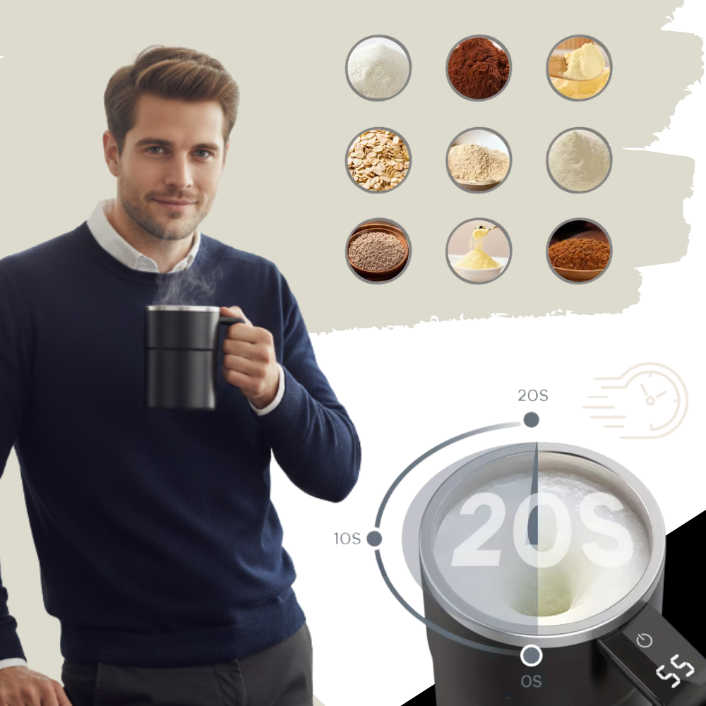 Enkel og Smart Selvrørende Kopp - Ozerty