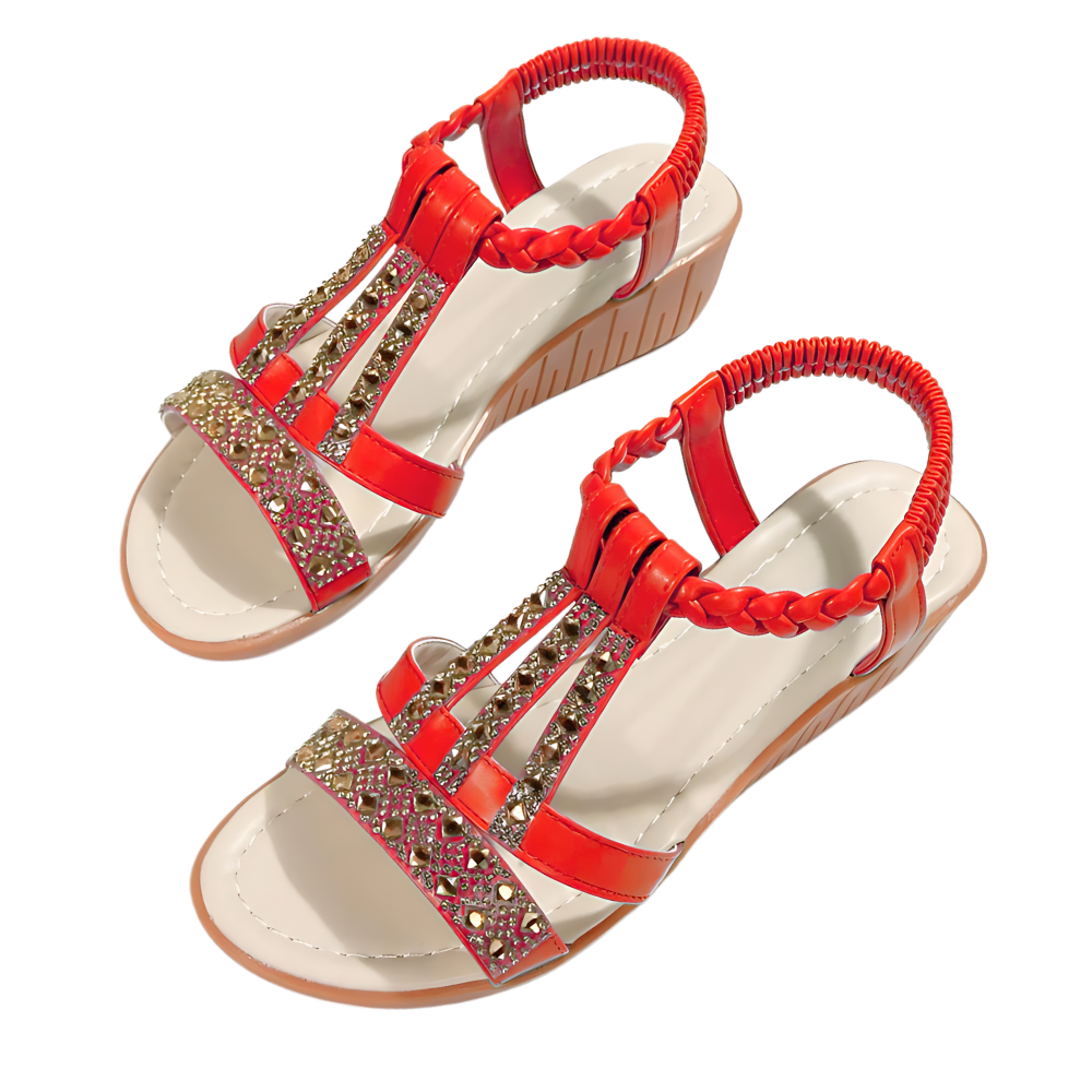 Elegante ortopediske Boho-sandaler

 -Rød/EU35/UK2/US4.5Rød/EU36/UK3/US5.5Rød/EU37/UK4/US/6.5Rød/EU38/UK4.5/US7Rød/EU39/UK5.5/US8Rød/EU40/UK6/US8.5Rød/EU41/UK7/US9.5 - Ozerty