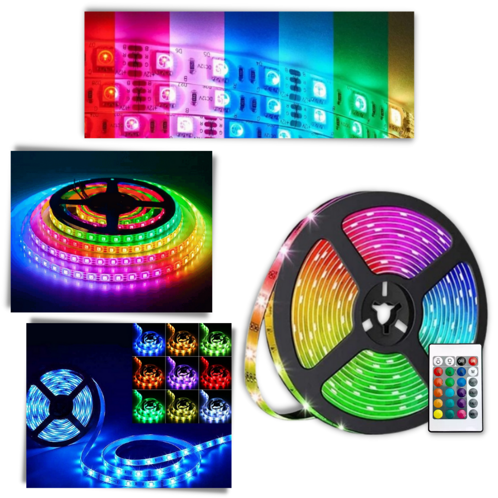 Energieffektiv RGB LED-strips

 - Ozerty