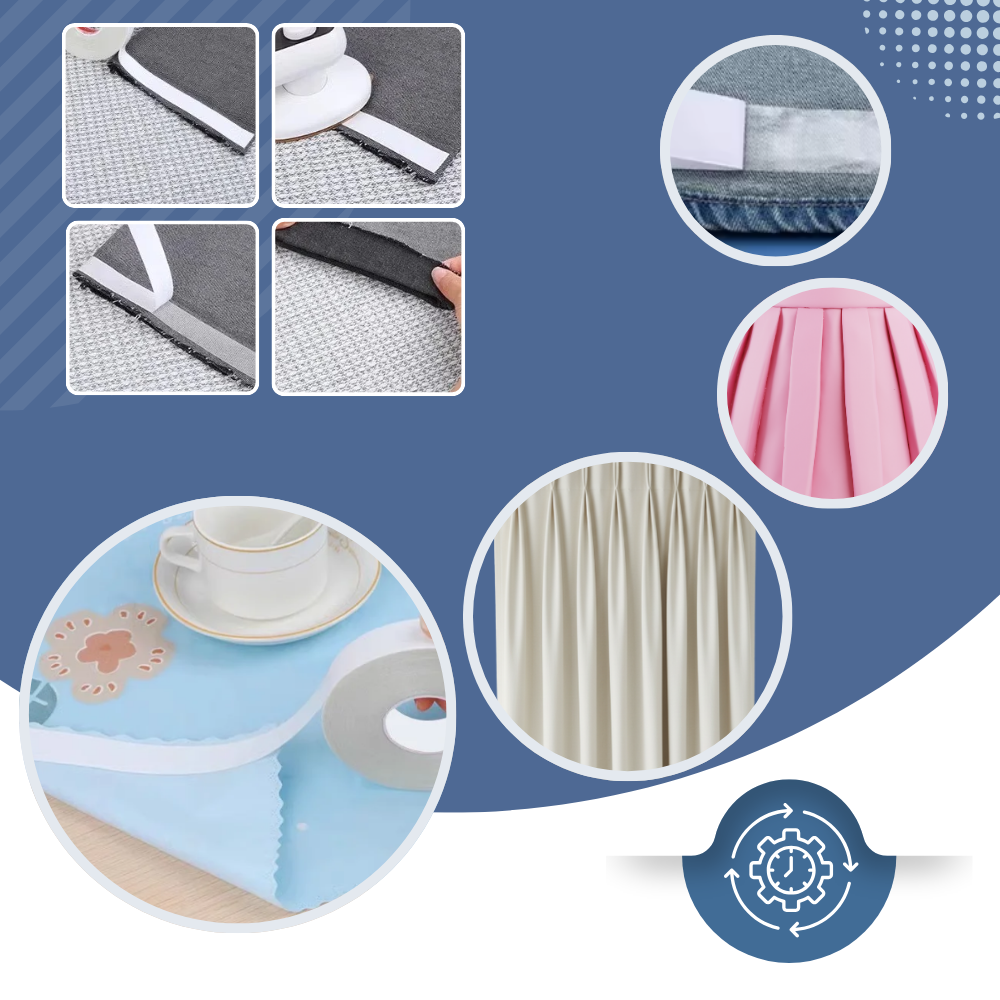 Sterkt Dobbeltsidig Tekstil-Vedheft - Ozerty