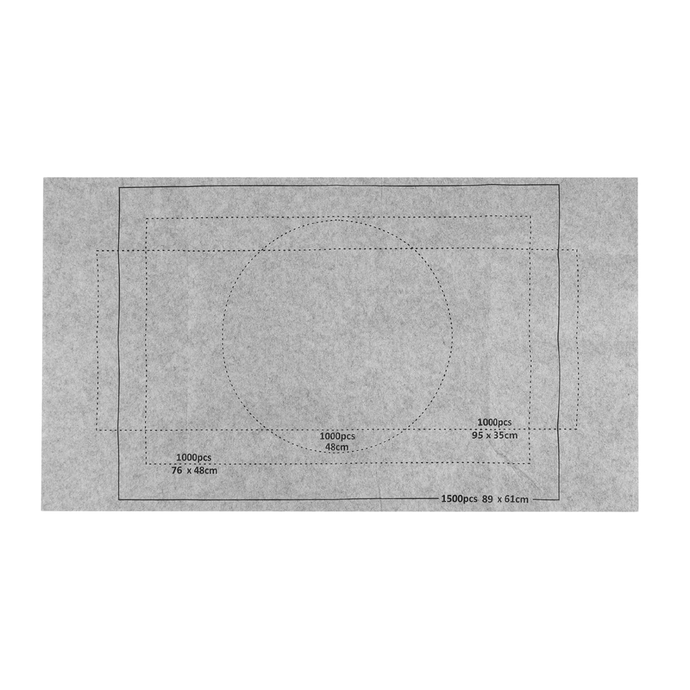 Sammenrullbar Puslespillmatte I Filt  -Grå - Ozerty