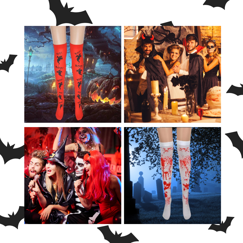 Halloween Kompresjonssokker med Festlig Design

 - Ozerty