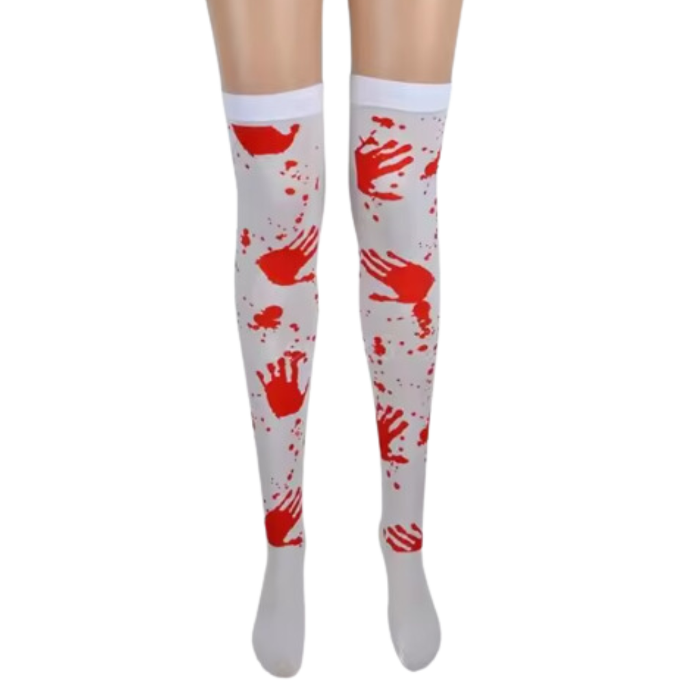 Halloween Kompresjonssokker med Festlig Design

 -Blodige Fortellinger - Ozerty