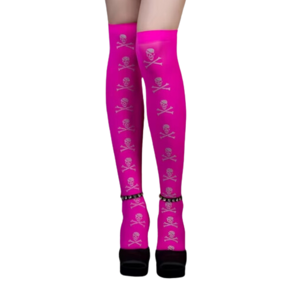 Halloween Kompresjonssokker med Festlig Design

 -Skjelett-Rosa - Ozerty