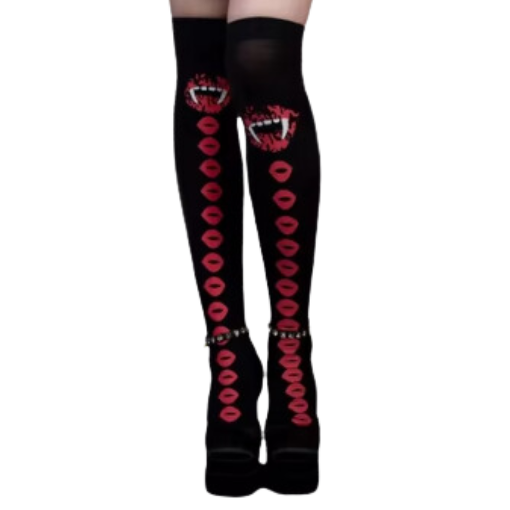 Halloween Kompresjonssokker med Festlig Design

 -Vampyrbitt - Ozerty