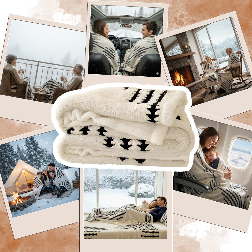 Fluffy Jacquard Vinterteppe - Ozerty