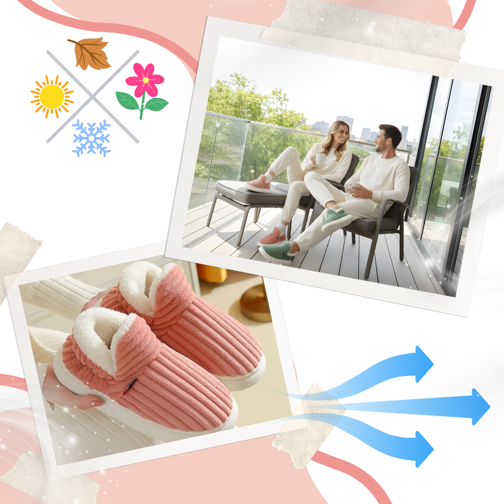 Fluffy Hjemmetøfler I Plysj - Ozerty