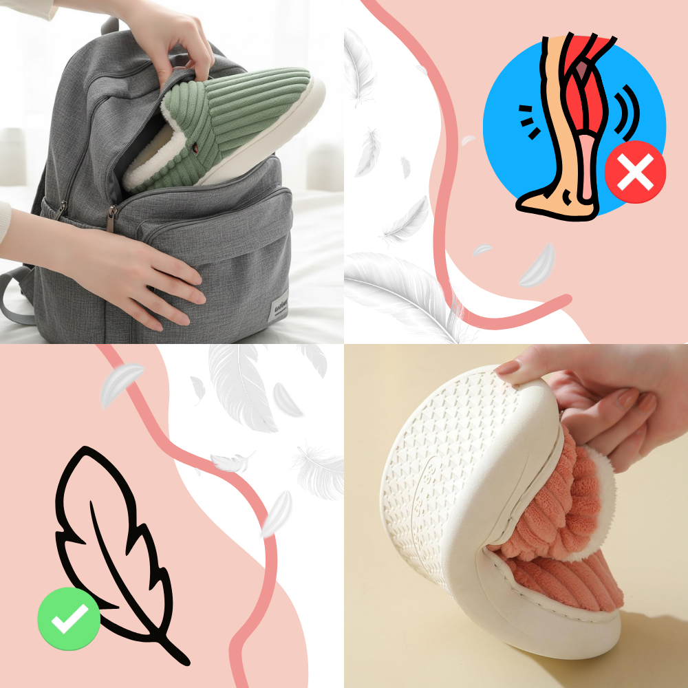 Fluffy Hjemmetøfler I Plysj - Ozerty