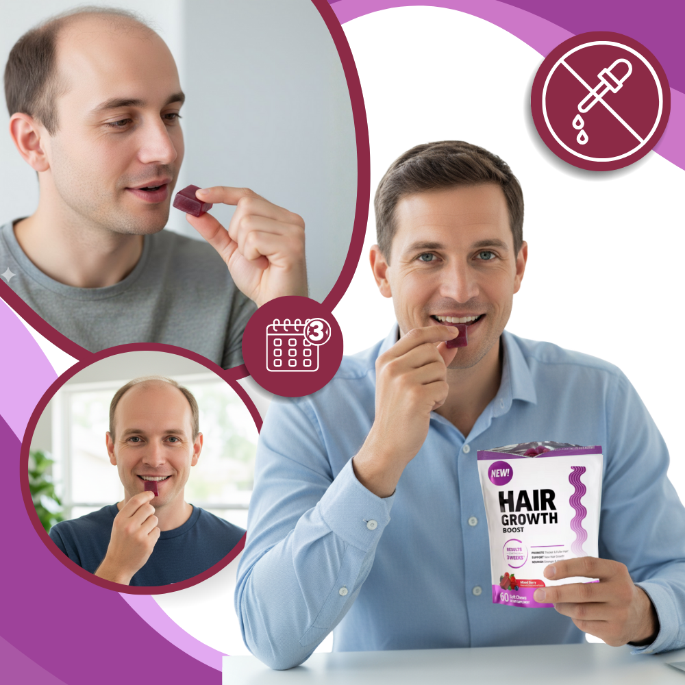 Fruktig Biotin-Vingummi for Håret - Ozerty