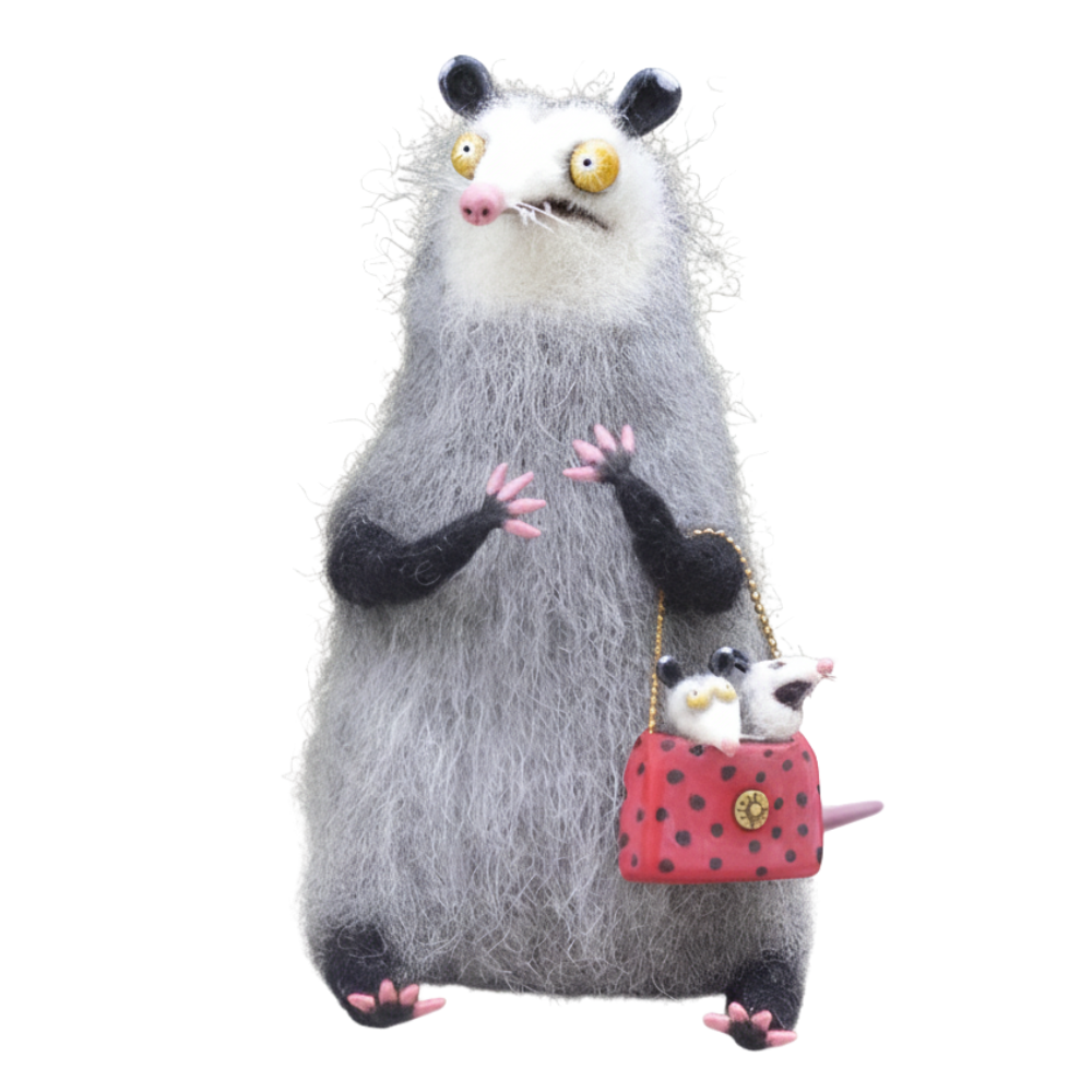 Morsom, Uflidd Dekorasjonskatt -Mus - Ozerty