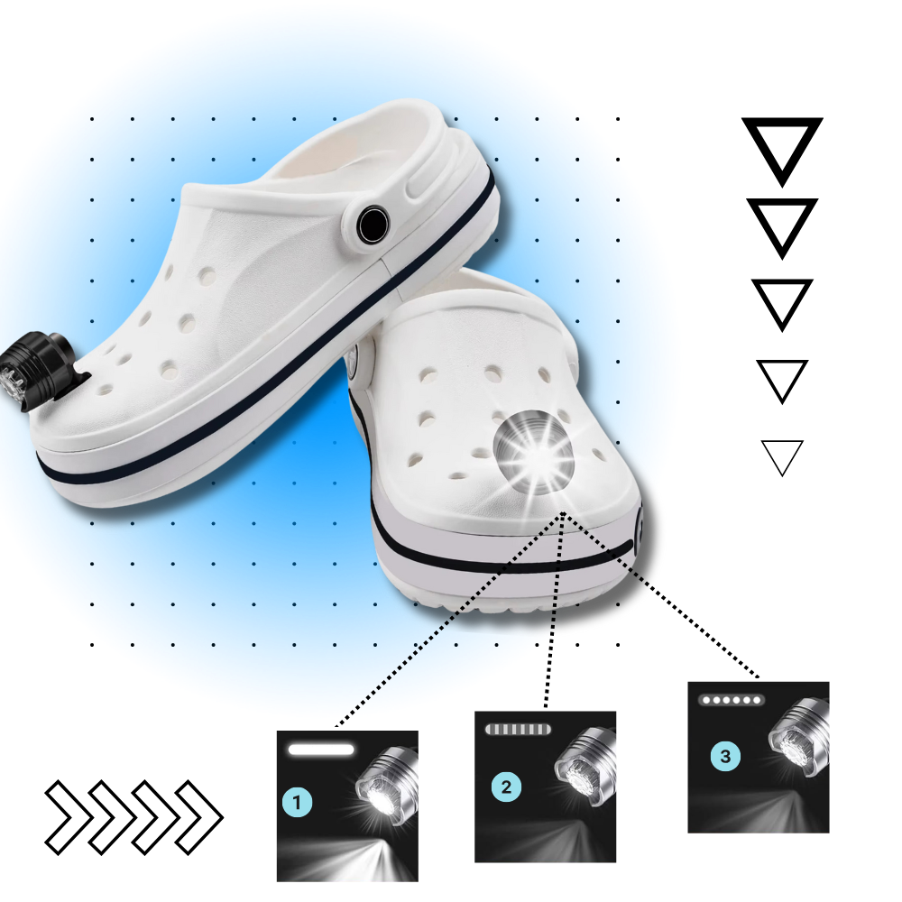 Håndfrie Vanntette Crocs-Lys - Ozerty