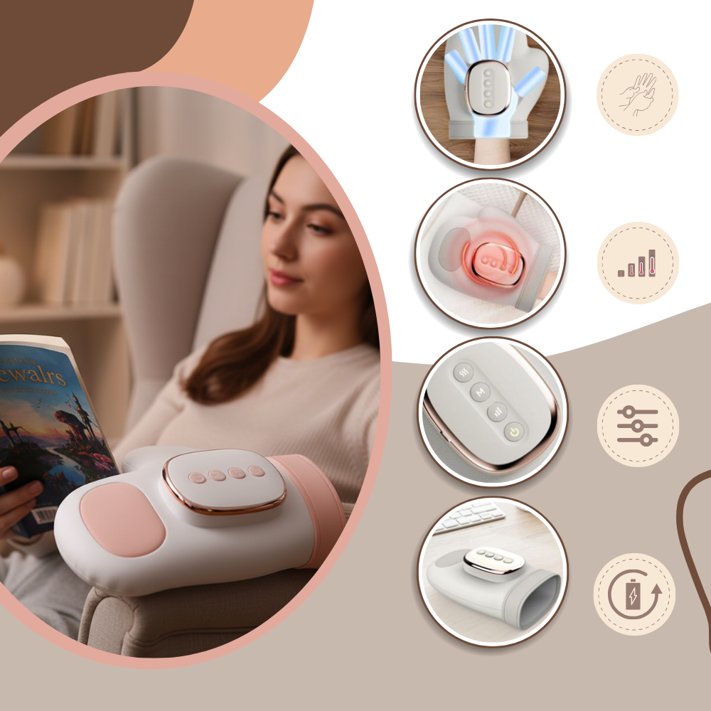 Massasjehanske med Varmekompresjon - Ozerty